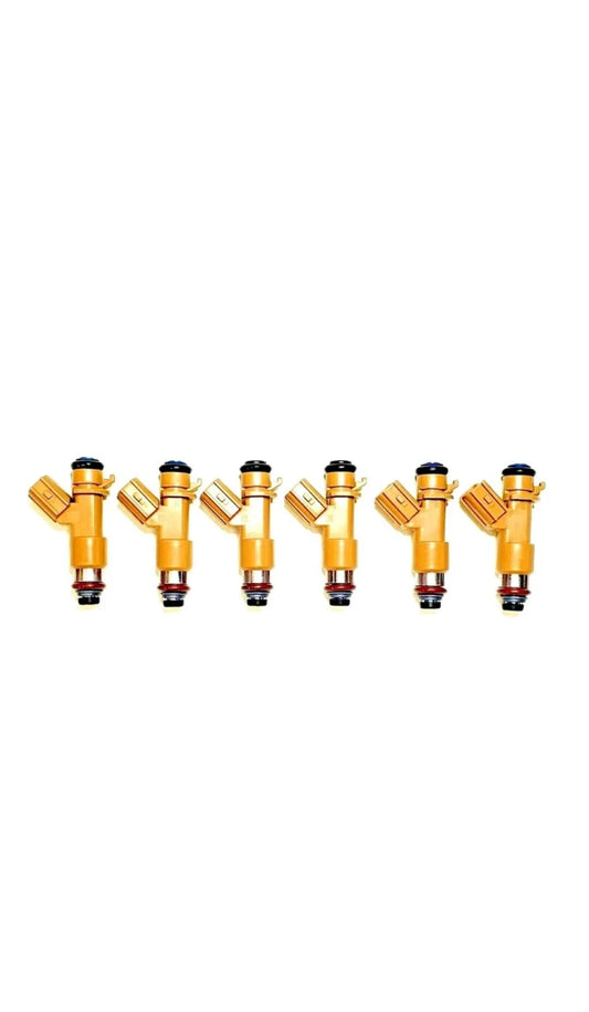 Set of 6 OEM Denso 16450-RCJ-A01 / 195500-0260 fuel injectors