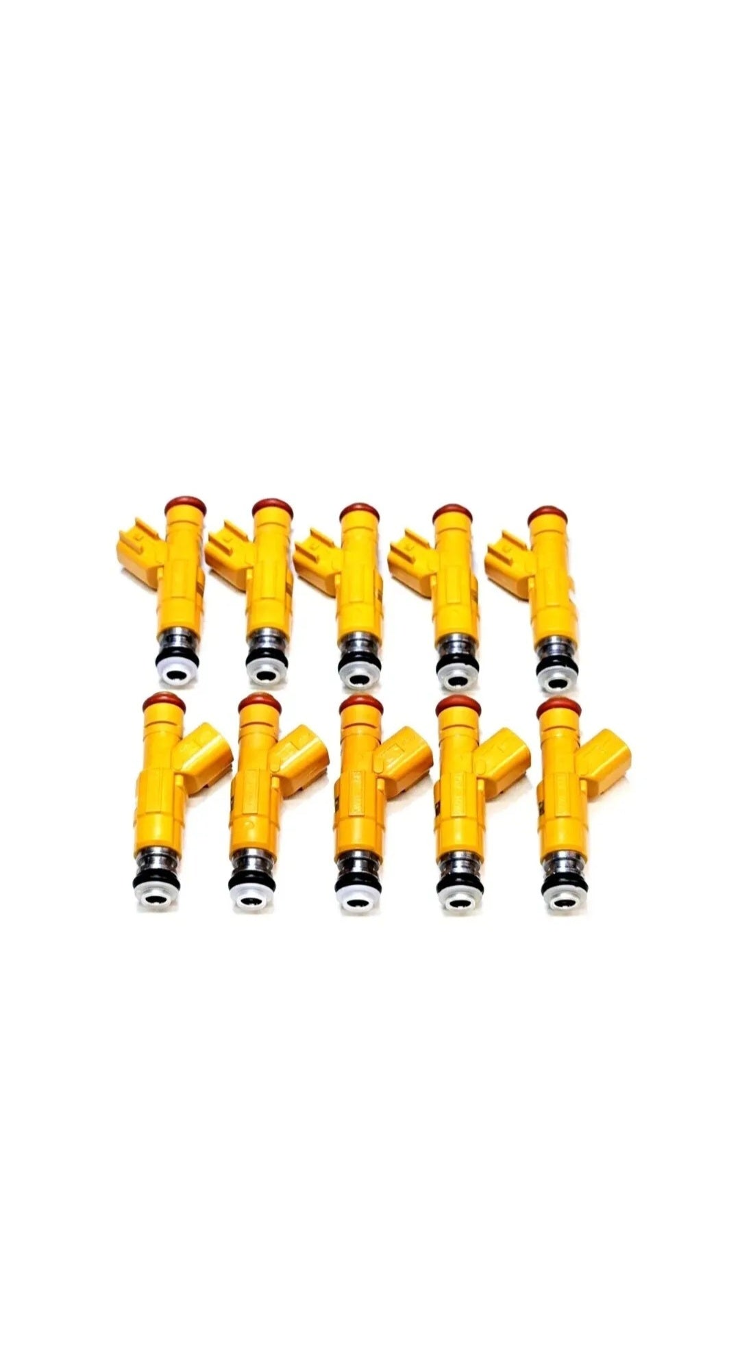 Set of 10 OEM Bosch 0280155857 / XW7E-A5B / CM-4897 fuel injectors.