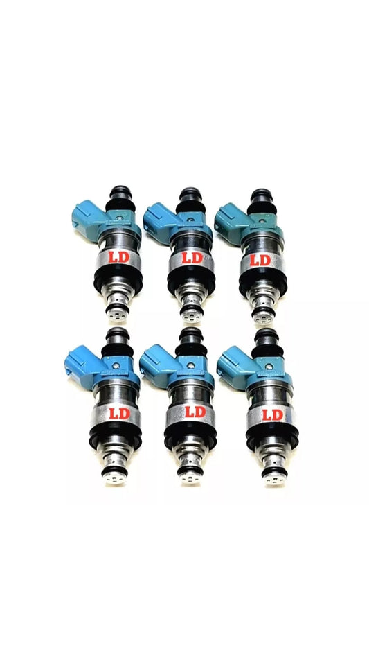 Set of 6 OEM Toyota 23250-20010 / 23209-20010 fuel injectors