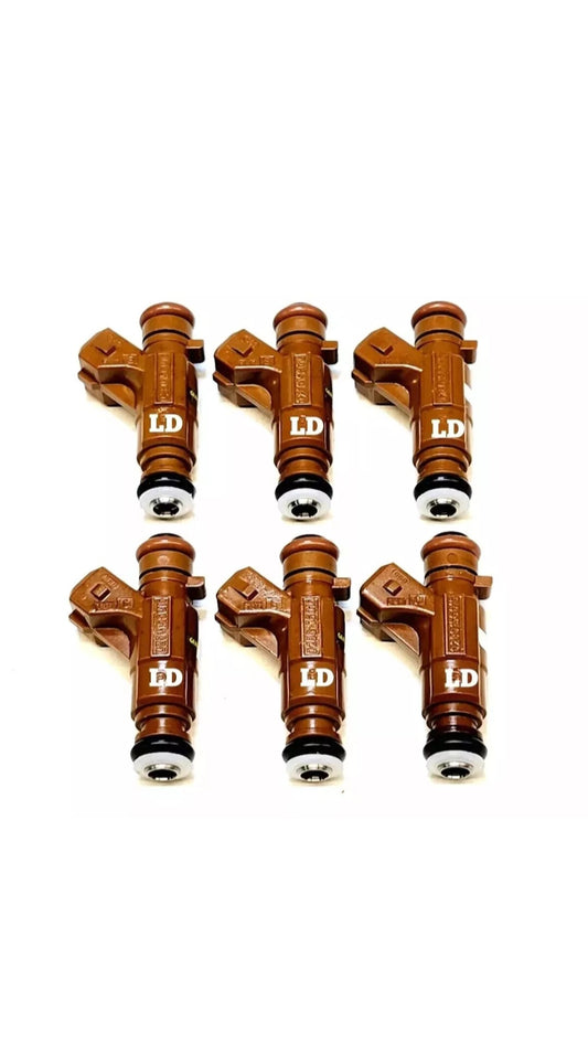 Set of 6 OEM Bosch 0280156016 / A1130780249 fuel injectors