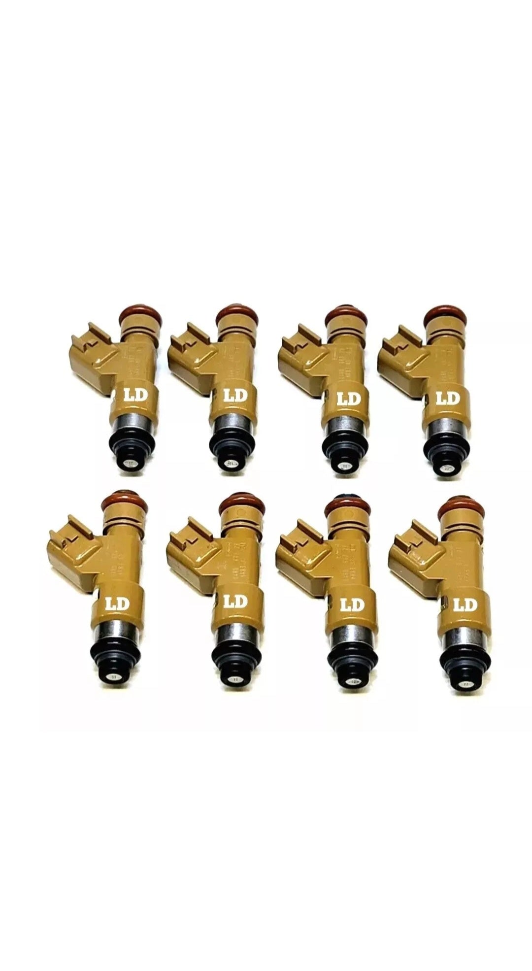 Set of 8 OEM Denso 6R83-AD / AJ811176 / 297500-0480 fuel injectors