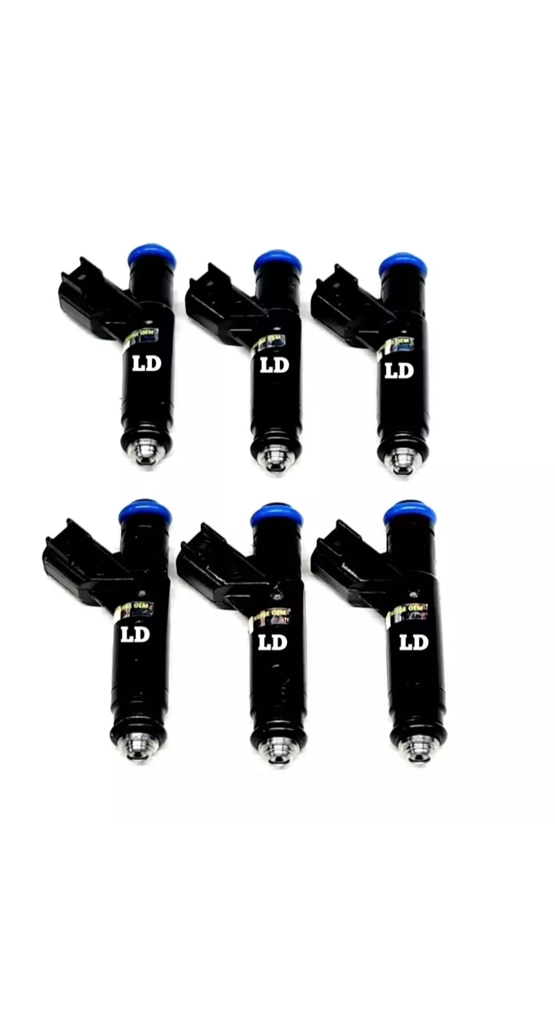 Set of 6 OEM Ford 1F2E-B4A / CM-5177 fuel injectors