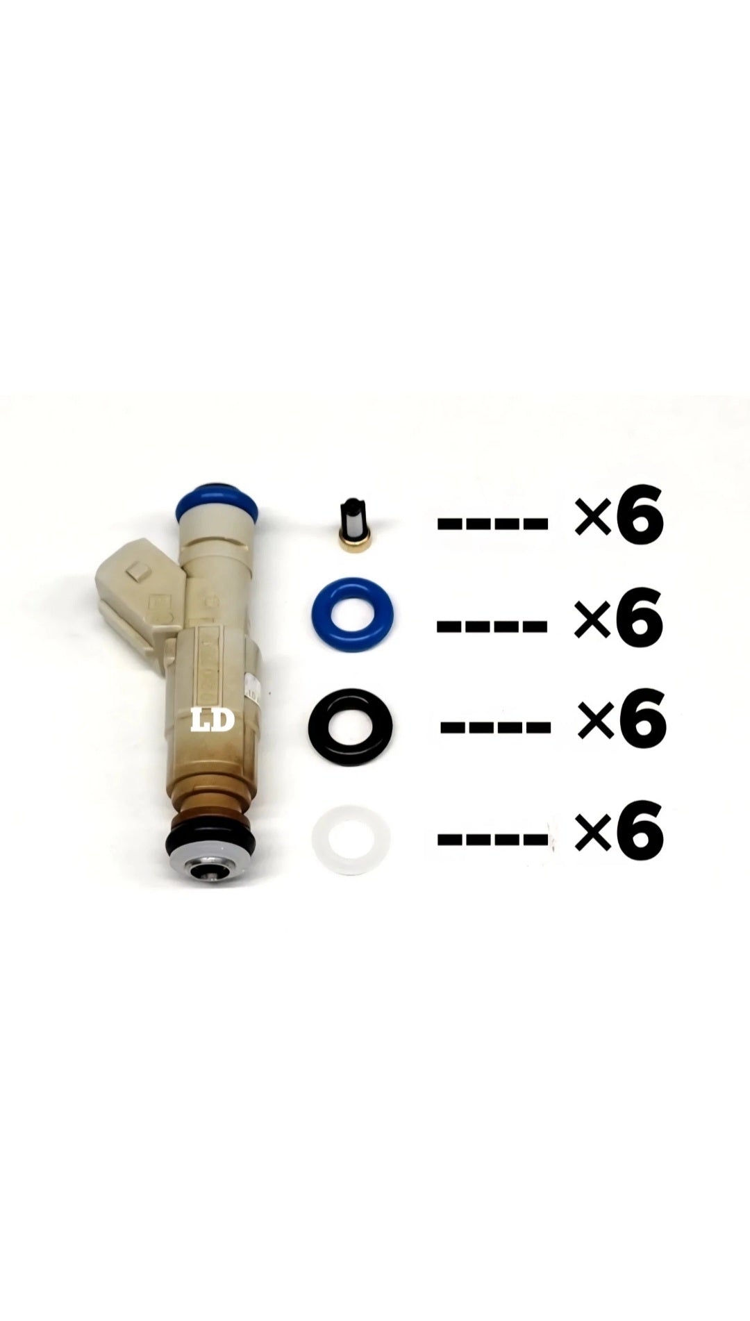 Injector repair kit for 0280155811 / 24507495 / 24508208