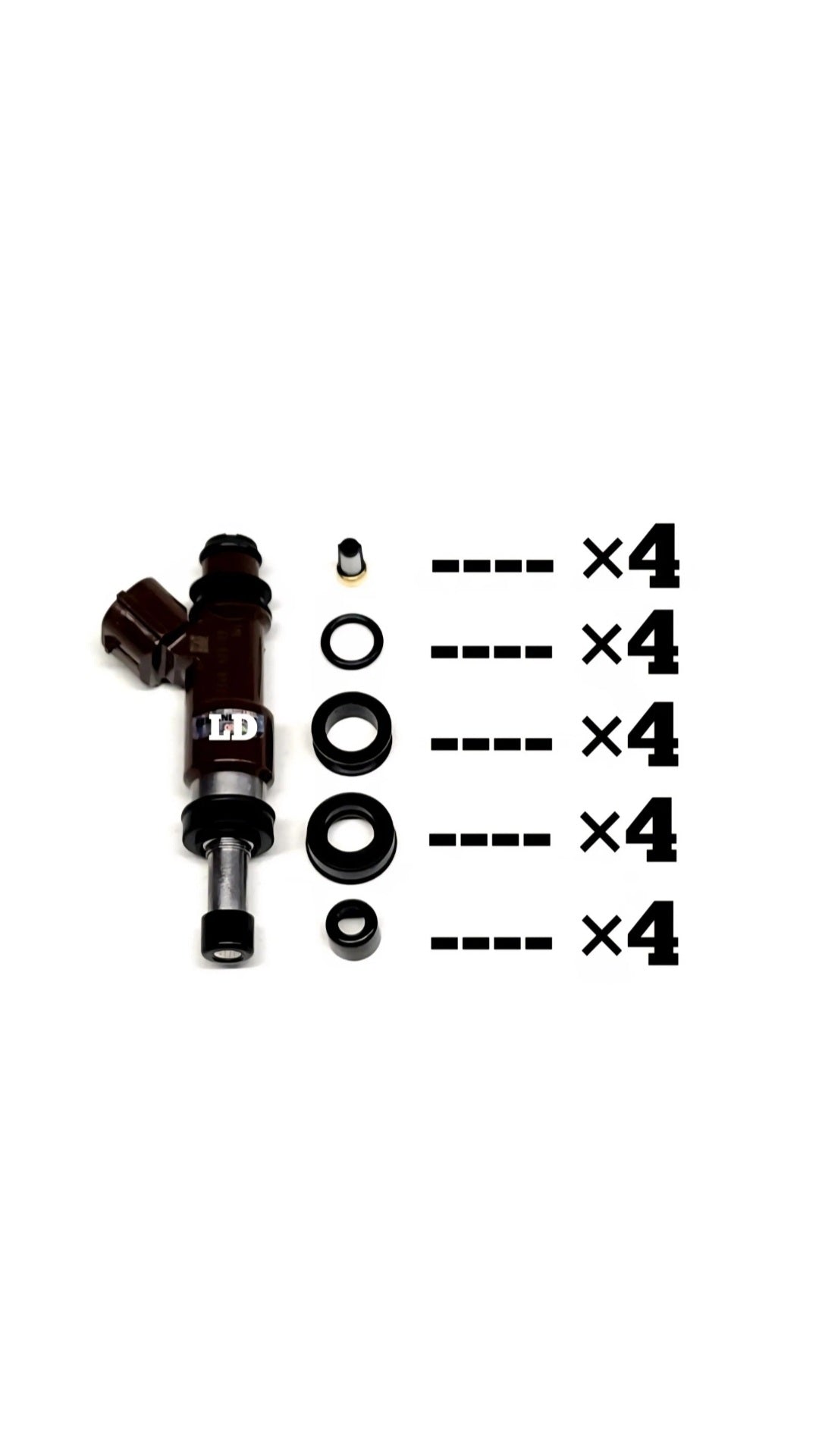 Injector repair kit for Denso 16611-AA920 / 297500-2340