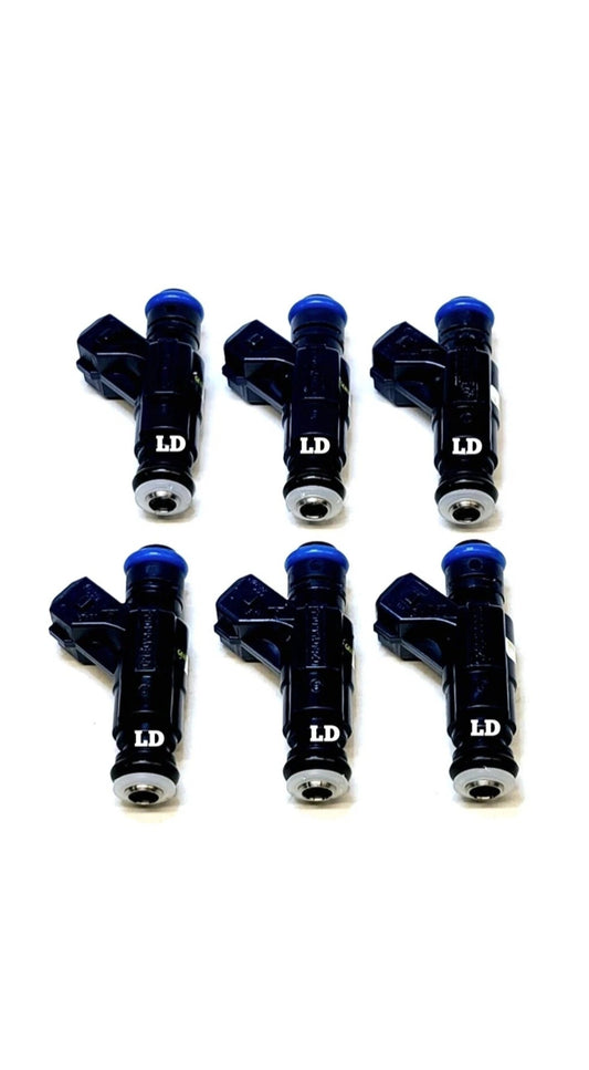 Set of 6 OEM Bosch 0280156065 / 06B133551M 25lb fuel injectors