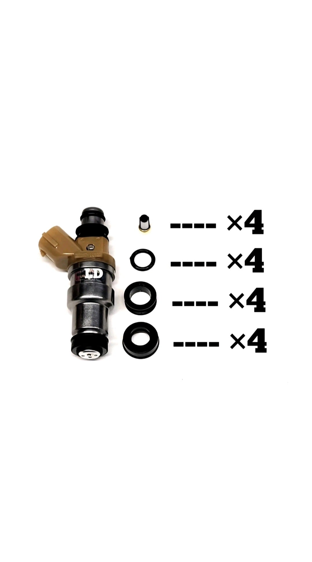 Injector repair kit for 23250-11100 / 23209-11100
