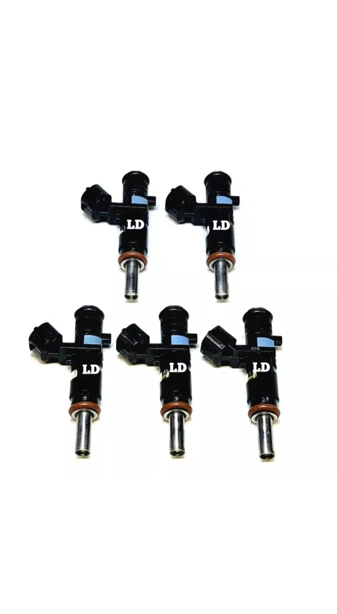 Set of 5 OEM Deka 07K906031C fuel injectors