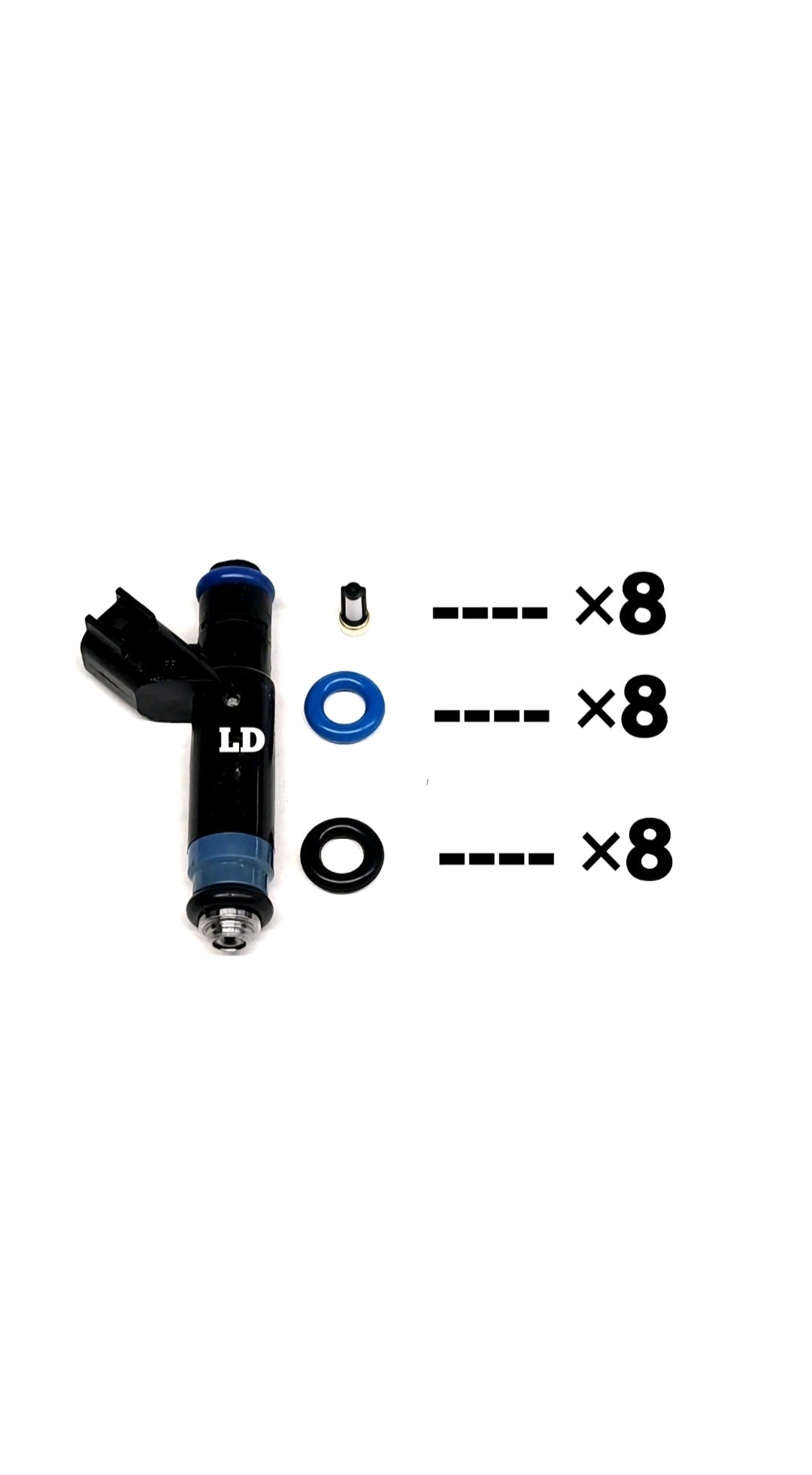 Injector repair kit for Siemens 04854181 / RL854181 "V8"