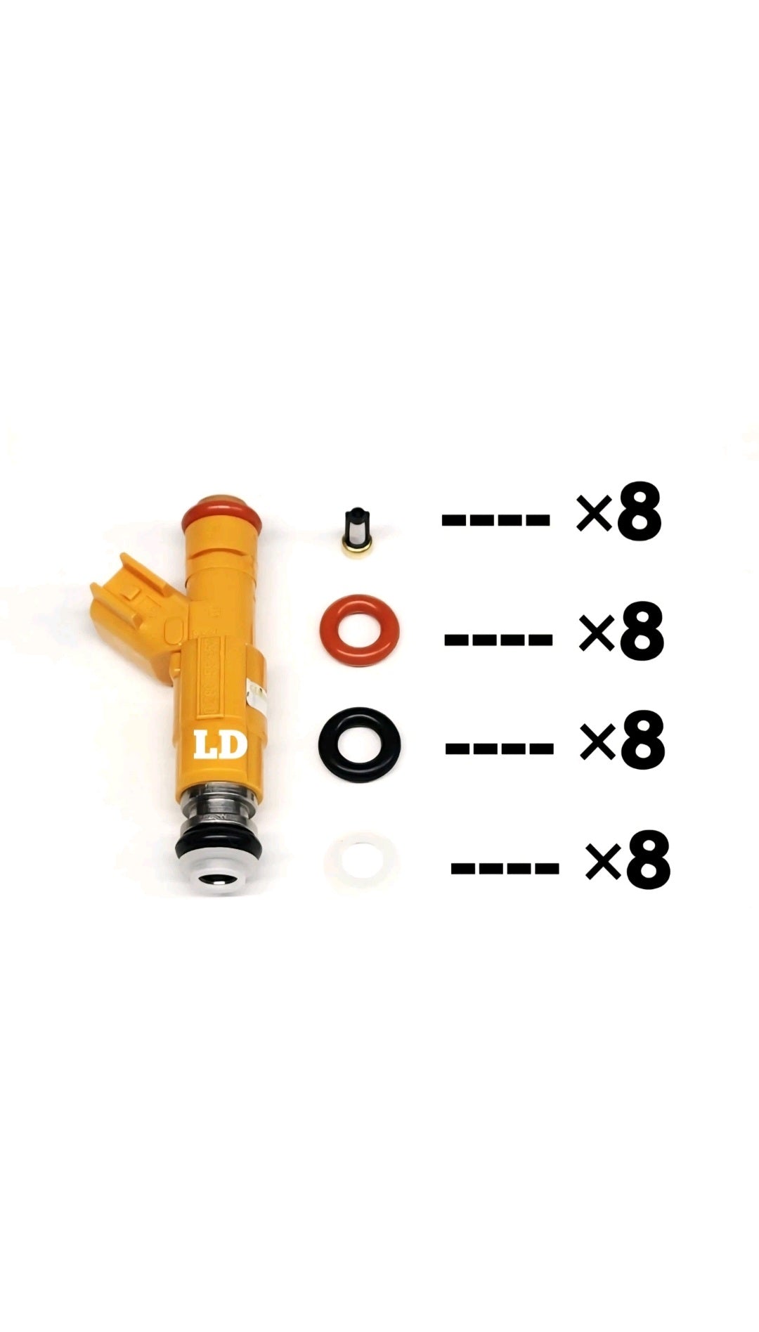 Injector repair kit for Bosch 0280155857 / XW7E-A5B