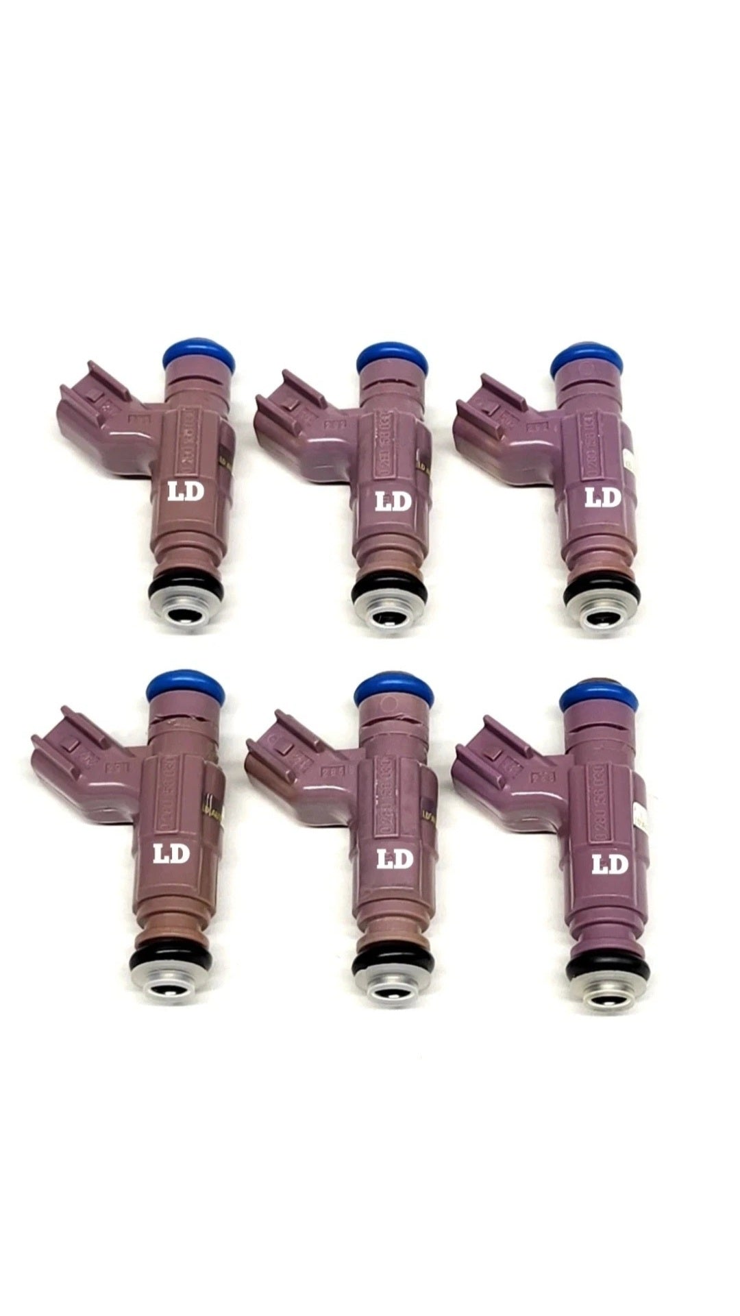 Set of 6 OEM Bosch 0280156030 / 04852747AA fuel injectors