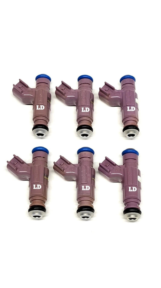 Set of 6 OEM Bosch 0280156030 / 04852747AA fuel injectors