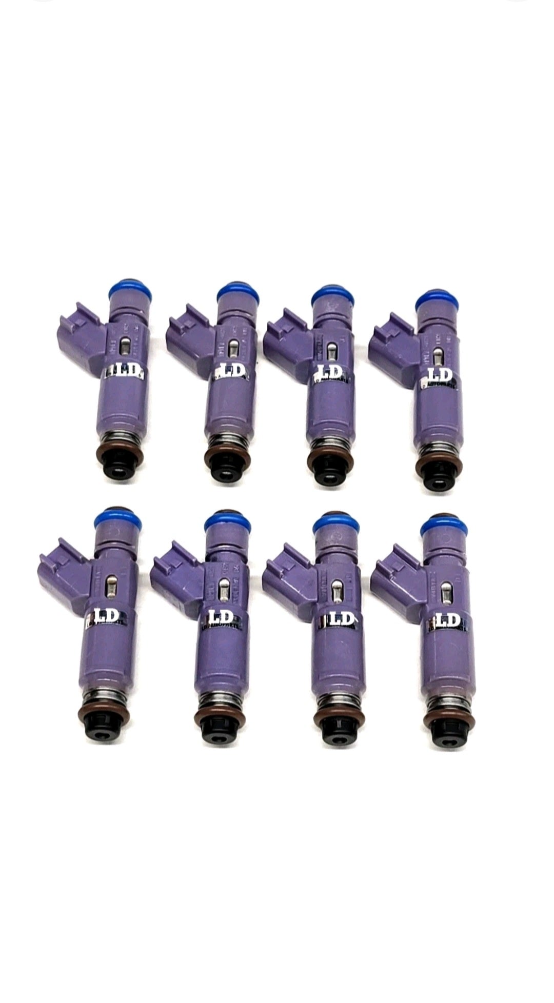 Set of 8 OEM Denso 9L3E-F7A / 195500-4821 fuel injectors
