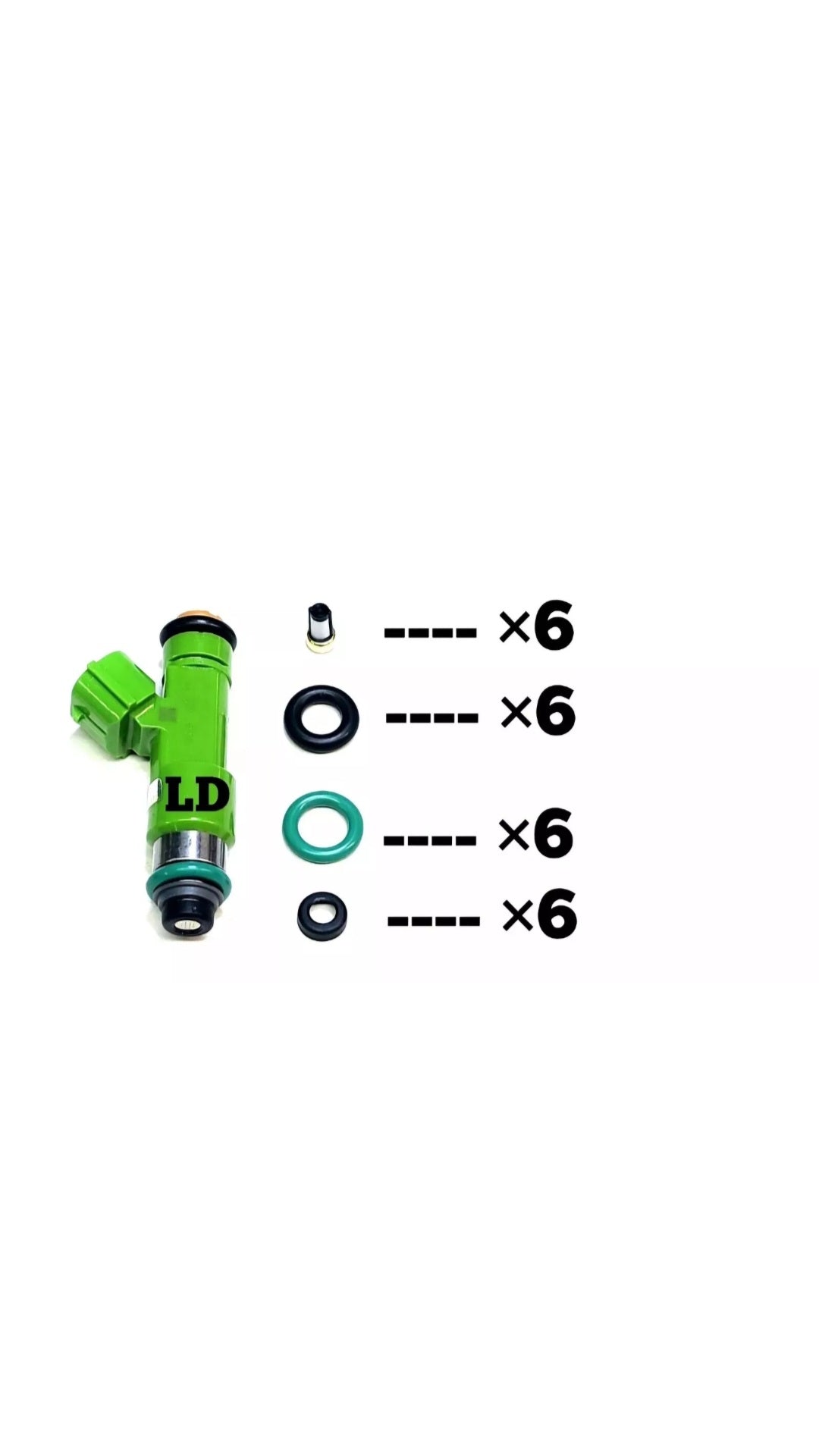 Injector repair kit for Denso 16600-JK20A / 195500-0940