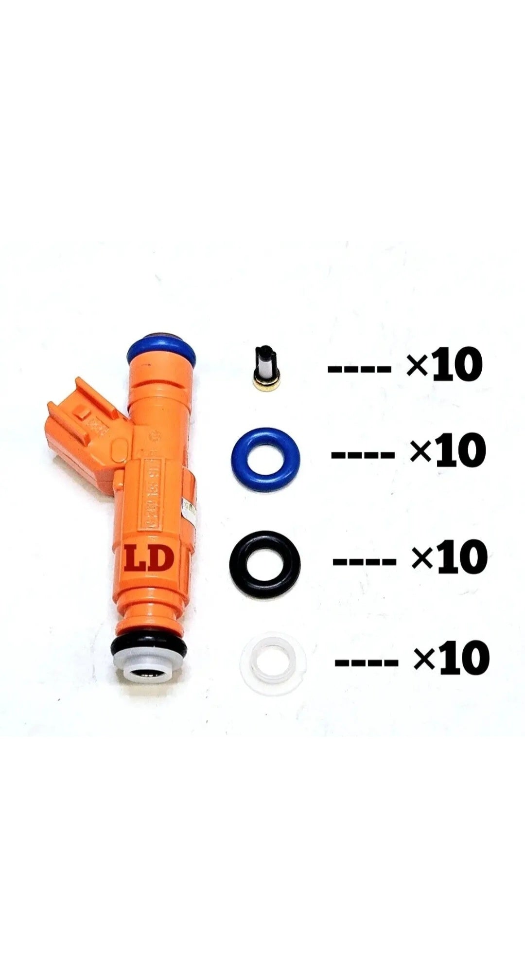 Injector repair kit for Bosch 0280155917 / XL2E-C5A V10