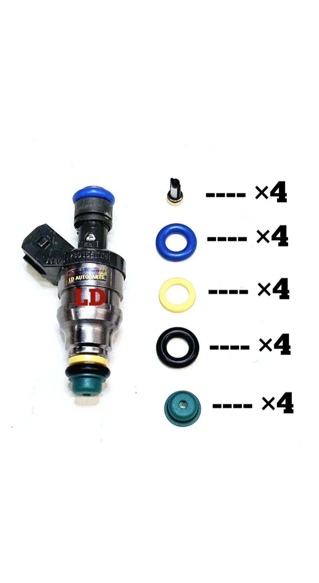 Golf R Injector Service Kit Injector repair kit for 0280155209 / 0000787323 – LD AUTOPARTS