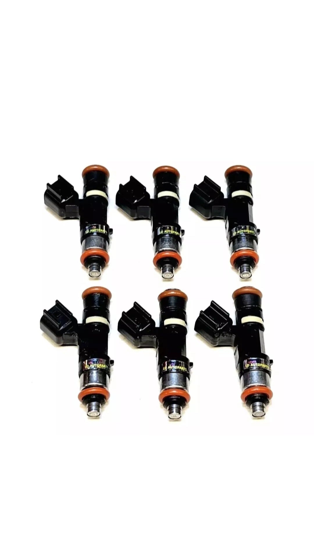 6 Genuine Bosch 0280158056 / 5L2E-D1A / CM-5101 fuel injectors