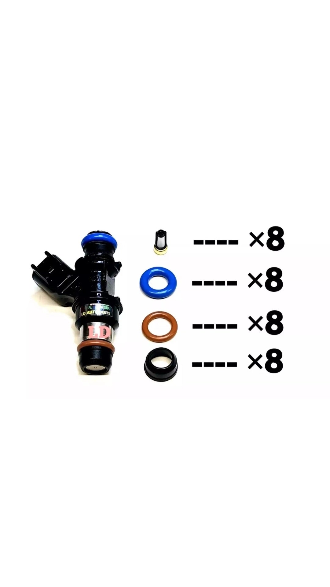 Injector repair kit for Delphi 12580681 / 217-1621