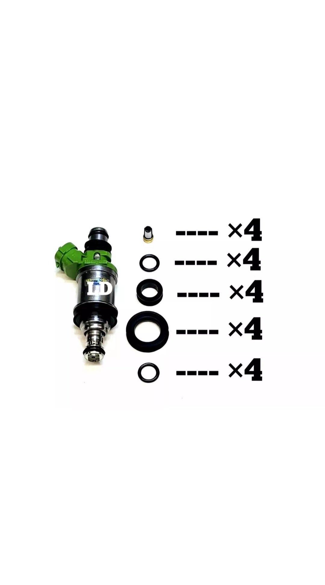 Injector repair kit for Denso 23250-74140 / 23209-74140 / 195500-5660