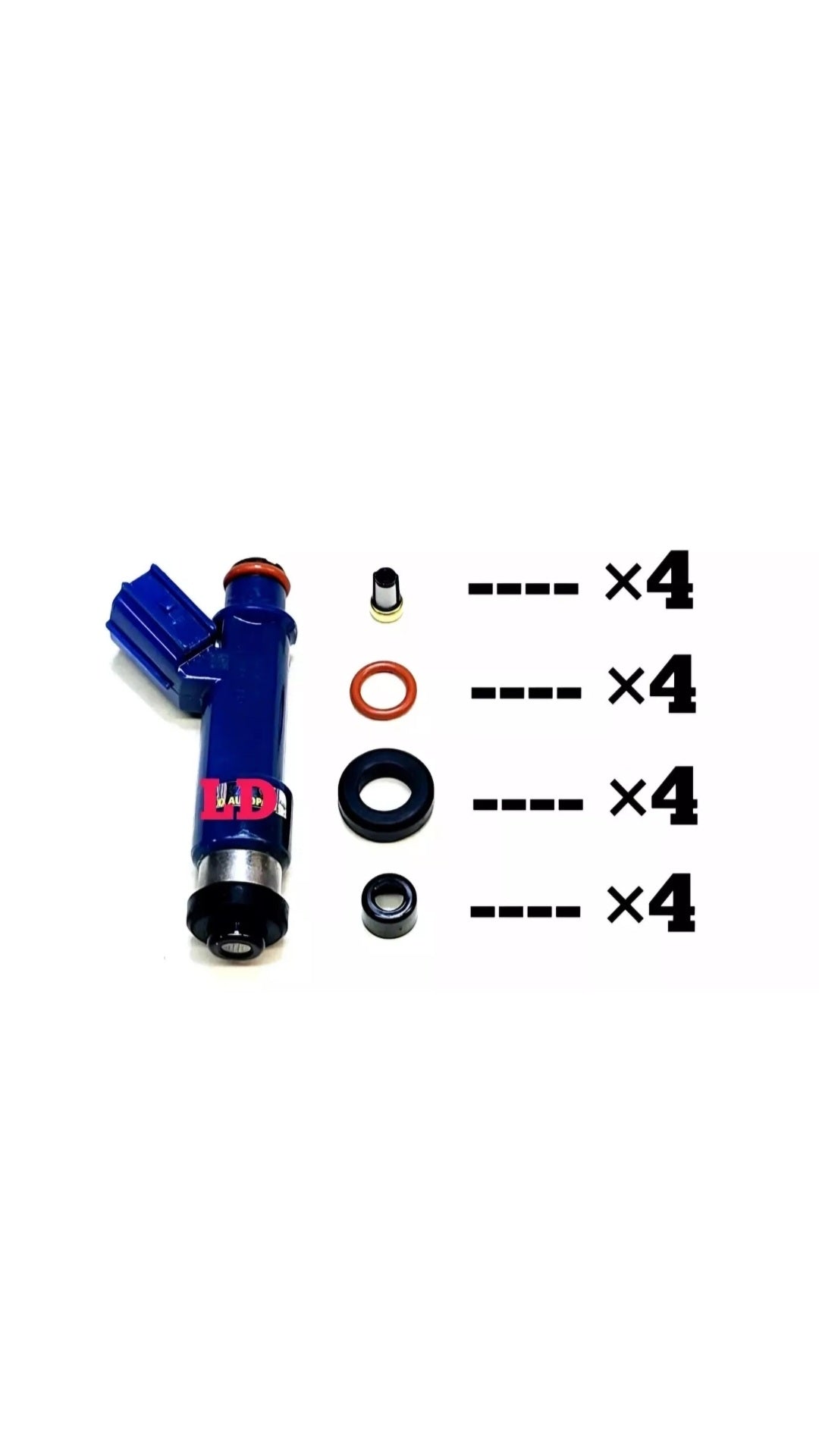 Injector repair kit for Denso 23250-0D050 / 23209-0D050 / 297500-0150