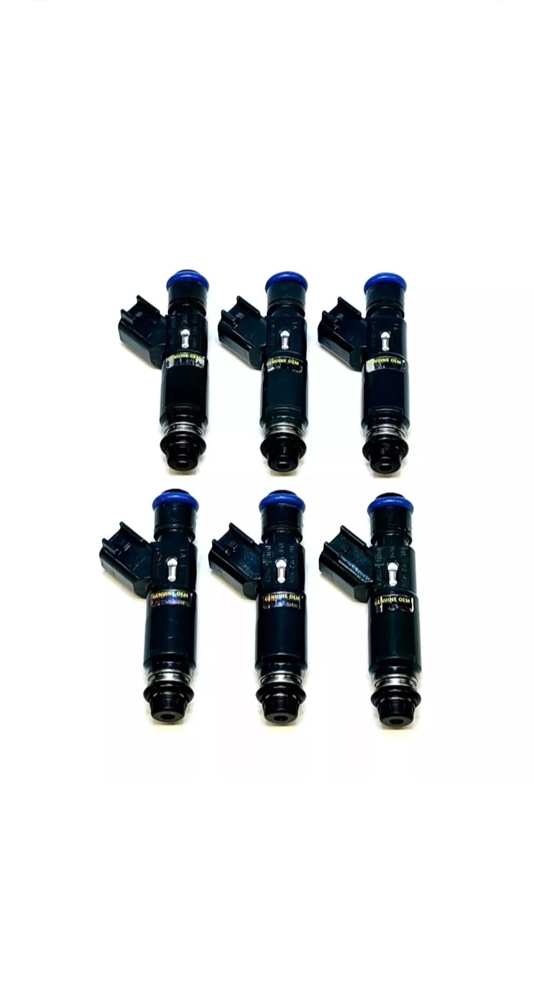 6 Genuine Denso 2M2E-A7B / 195500-4181 / AJ51-13-250 fuel injectors