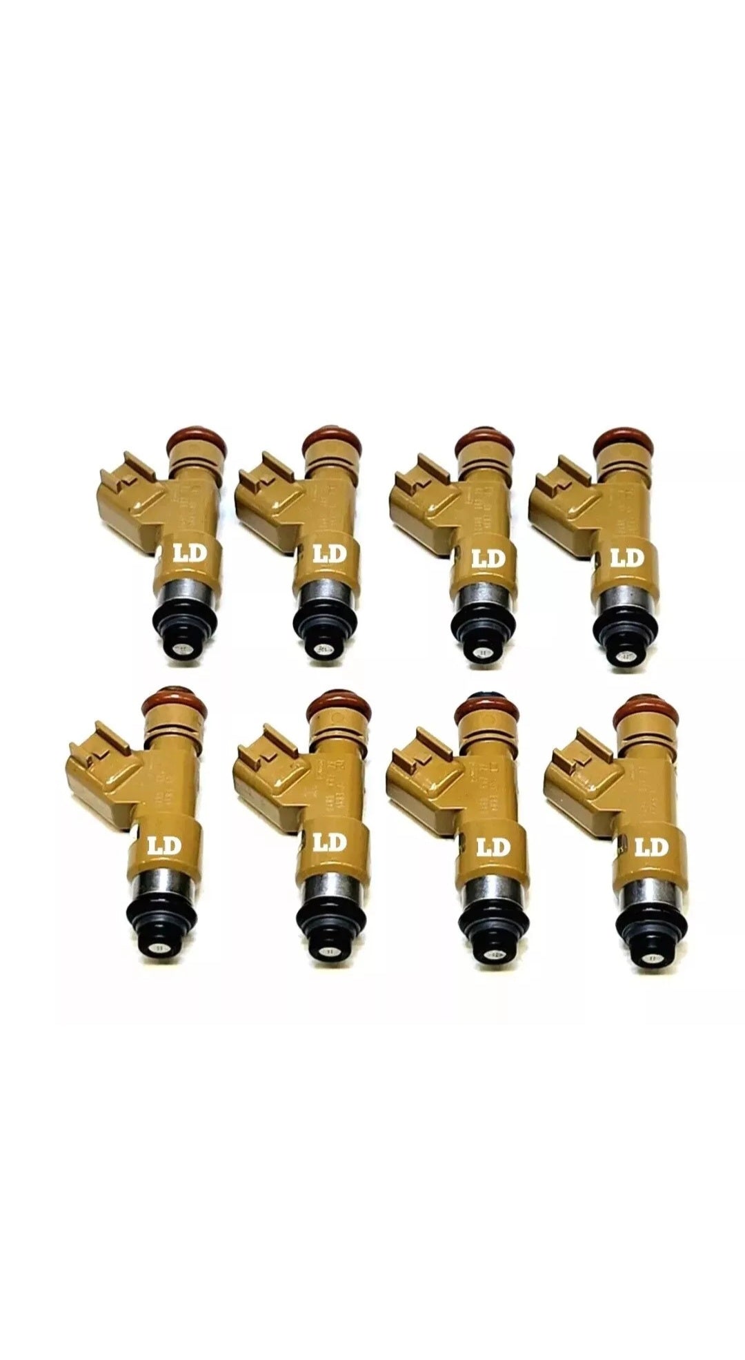 8 Genuine Denso 6R83-AD / AJ811176 / 297500-0480 fuel injectors