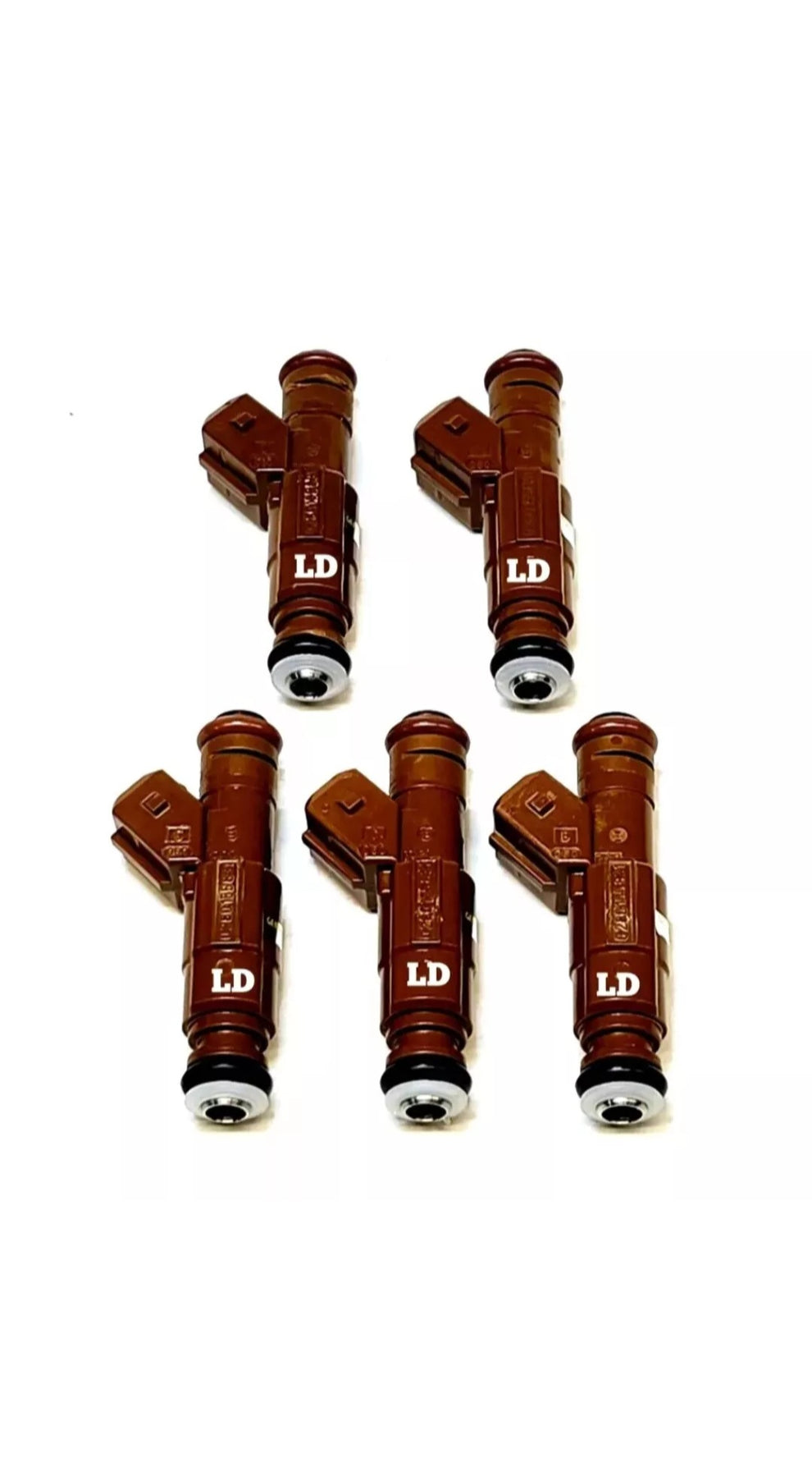 Set of 5 OEM Bosch 0280155831 / 9186340 fuel injectors – LD AUTOPARTS