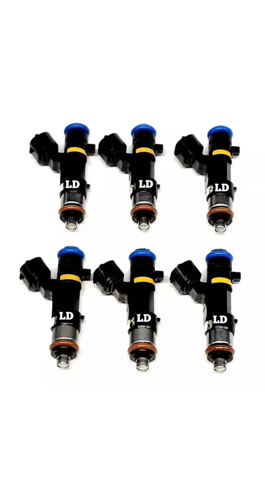 6 Genuine Bosch 0280158042 / 16600CD700 fuel injectors