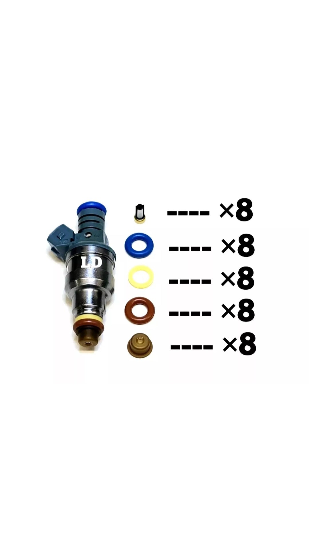 Injector repair kit for Bosch 0280150947 / F1TE-D1A / CM-4721