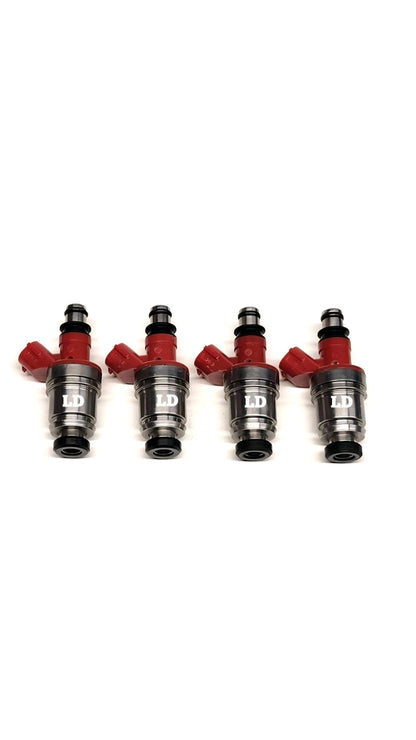 Set of 4 Remanufactured OEM Hitachi JS28-2 / 15710-77EA0 / 8970795320 fuel injectors
