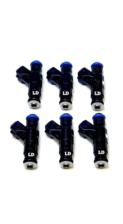Set of 6 OEM Bosch 0280156065 / 06B133551M 25lb fuel injectors