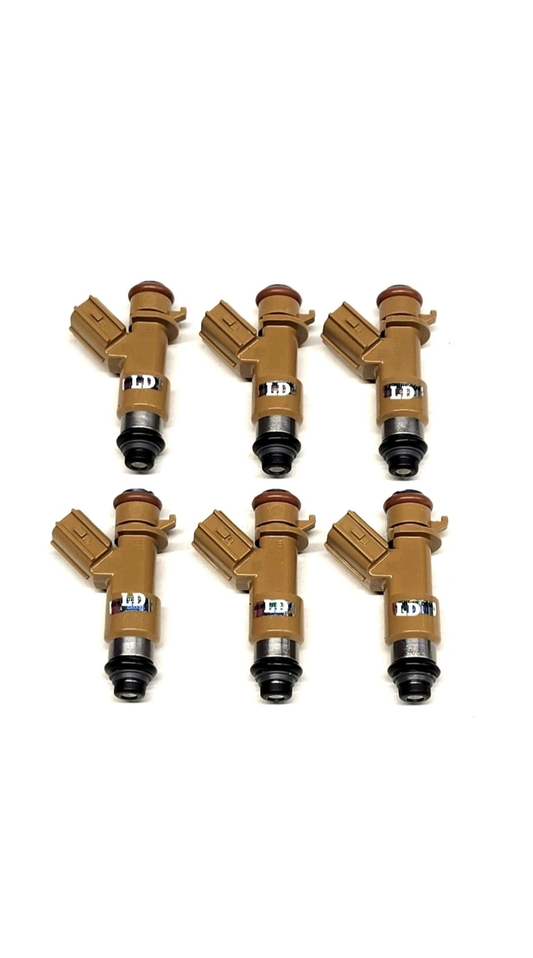 Set of 6 Remanufactured OEM Denso 16450-RCJ-A01 / 195500-0260 fuel injectors