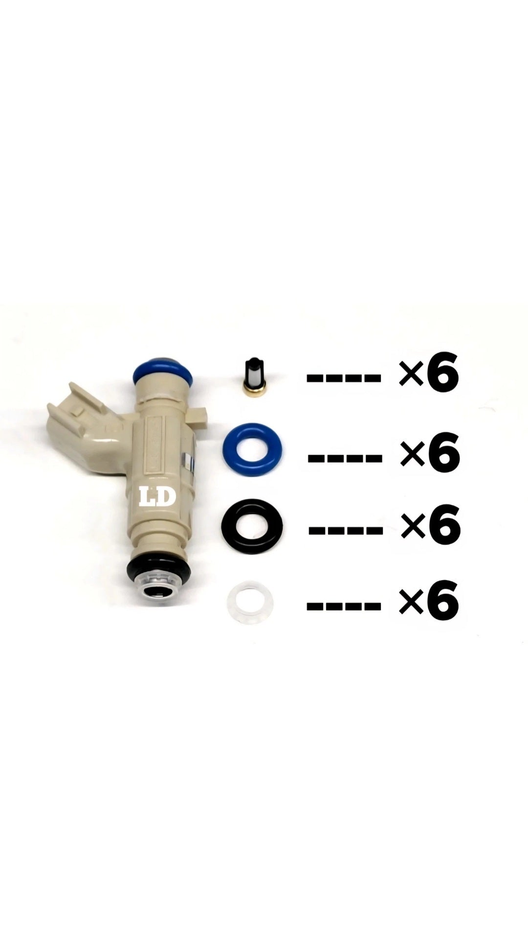 Injector repair kit for Bosch 0280156248 / 12586373