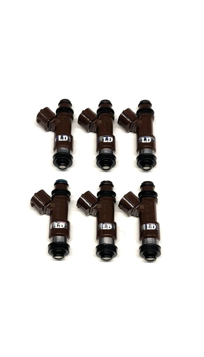 Set of 6 OEM Denso 16611-AA700 / 297500-0100 fuel injectors