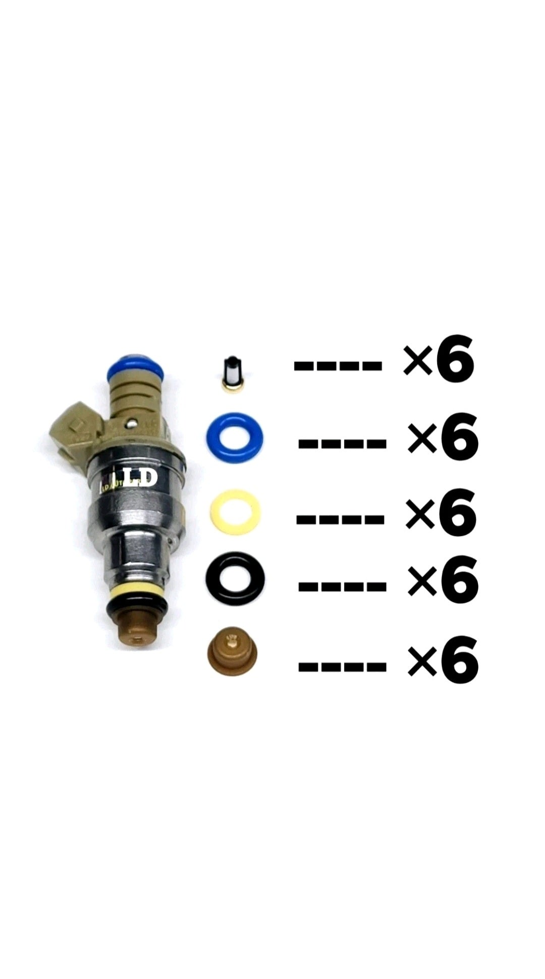 Injector repair kit for Bosch 0280150941 / F0SE-B5A