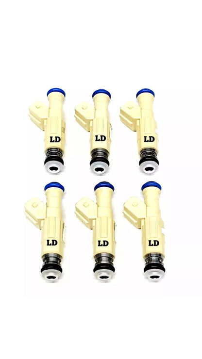 6 Genuine Bosch 0280155771 / F73E-B5A fuel injectors