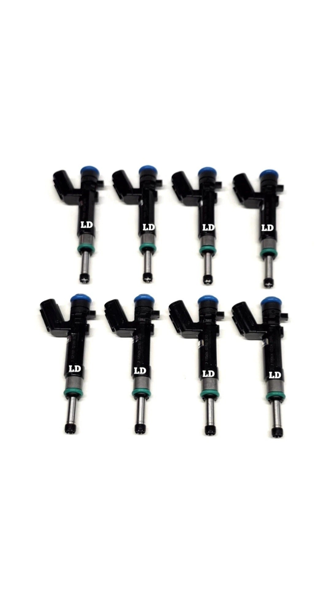 Set of 8 OEM Denso 16600-1KT0A / 0010 fuel injectors