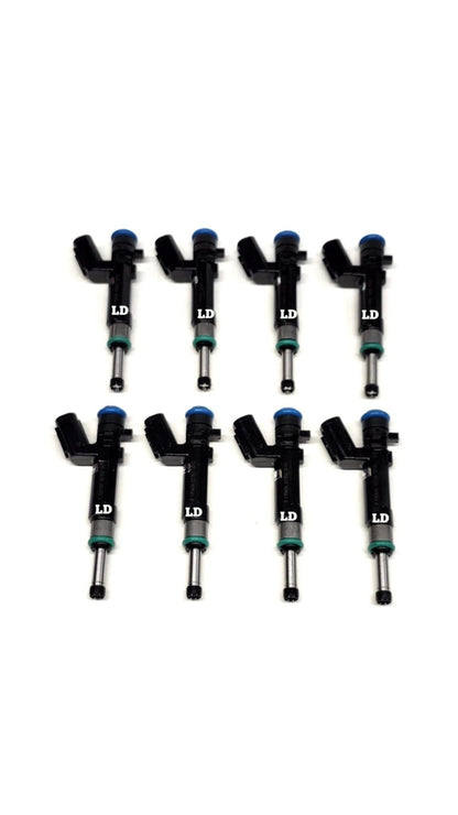 Set of 8 OEM Denso 16600-1KT0A / 0010 fuel injectors