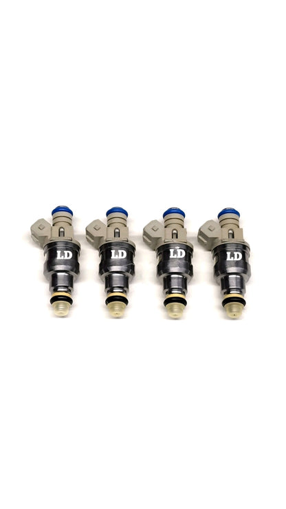 Set of 4 Remanufactured OEM Denso F03E-A2B / CM-4670 / 195500-2342 fuel injectors