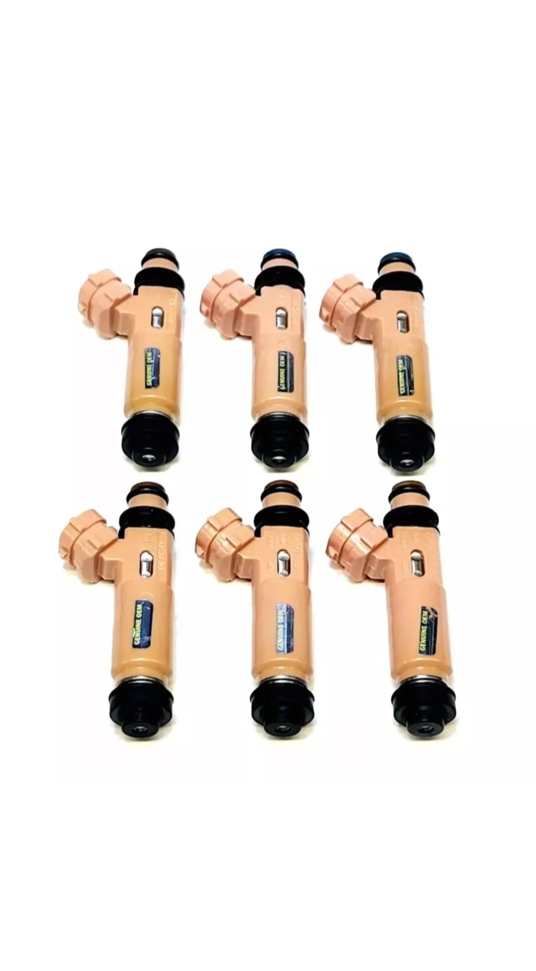 Set of 6 OEM Denso 23250-0A020 / 23209-0A020 fuel injectors