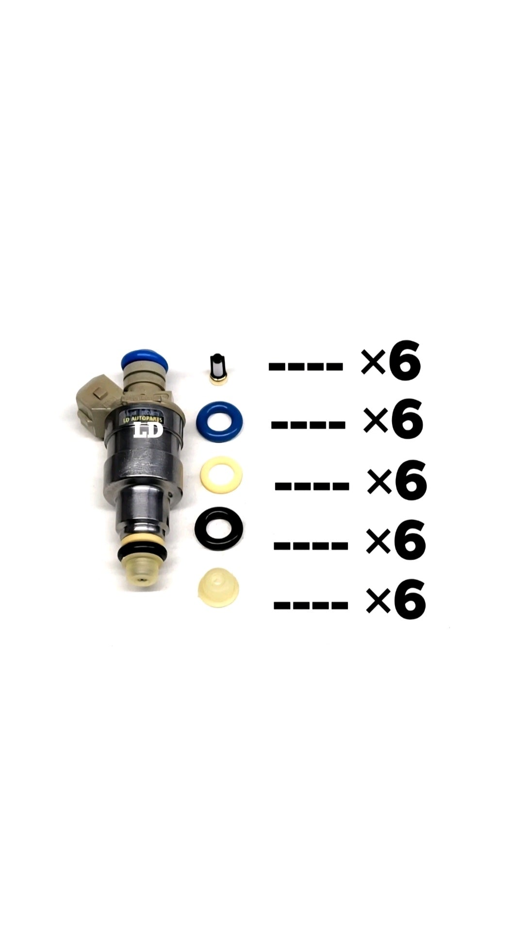 Injector repair kit for Bosch 0280150129 / 73231A
