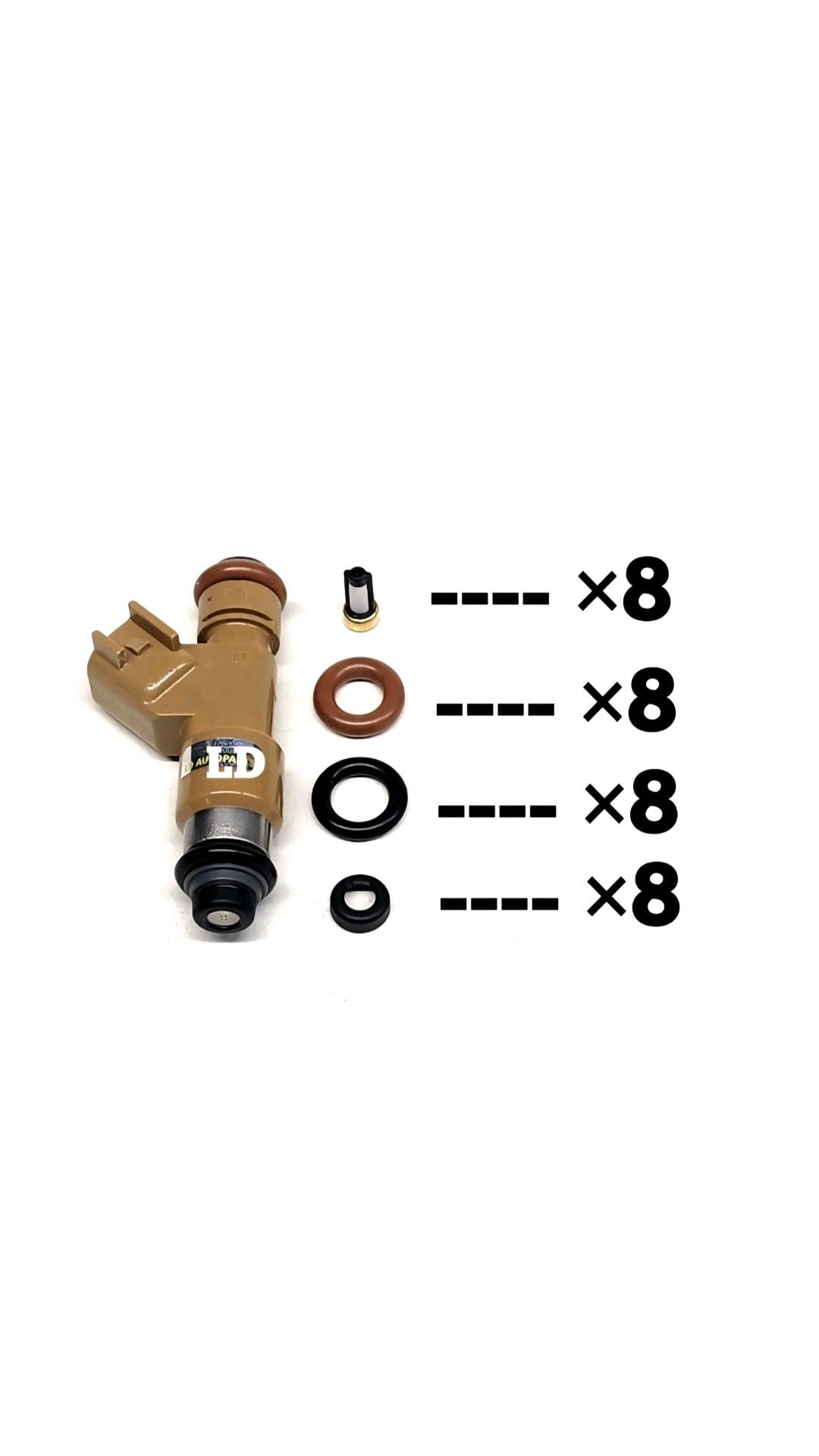 Injector repair kit for Denso 6R83-AC / 297500-0480 / AJ811176