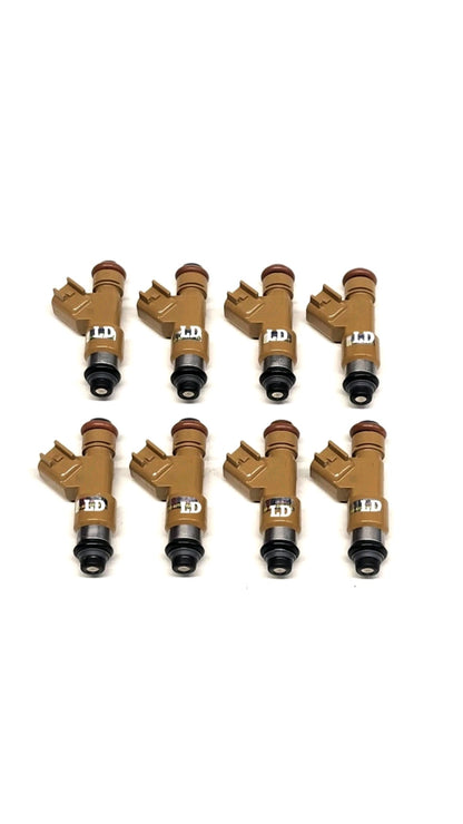 Set of 8 Remanufactured OEM Denso 6R83-AC / 297500-0480 / AJ811176 fuel injectors