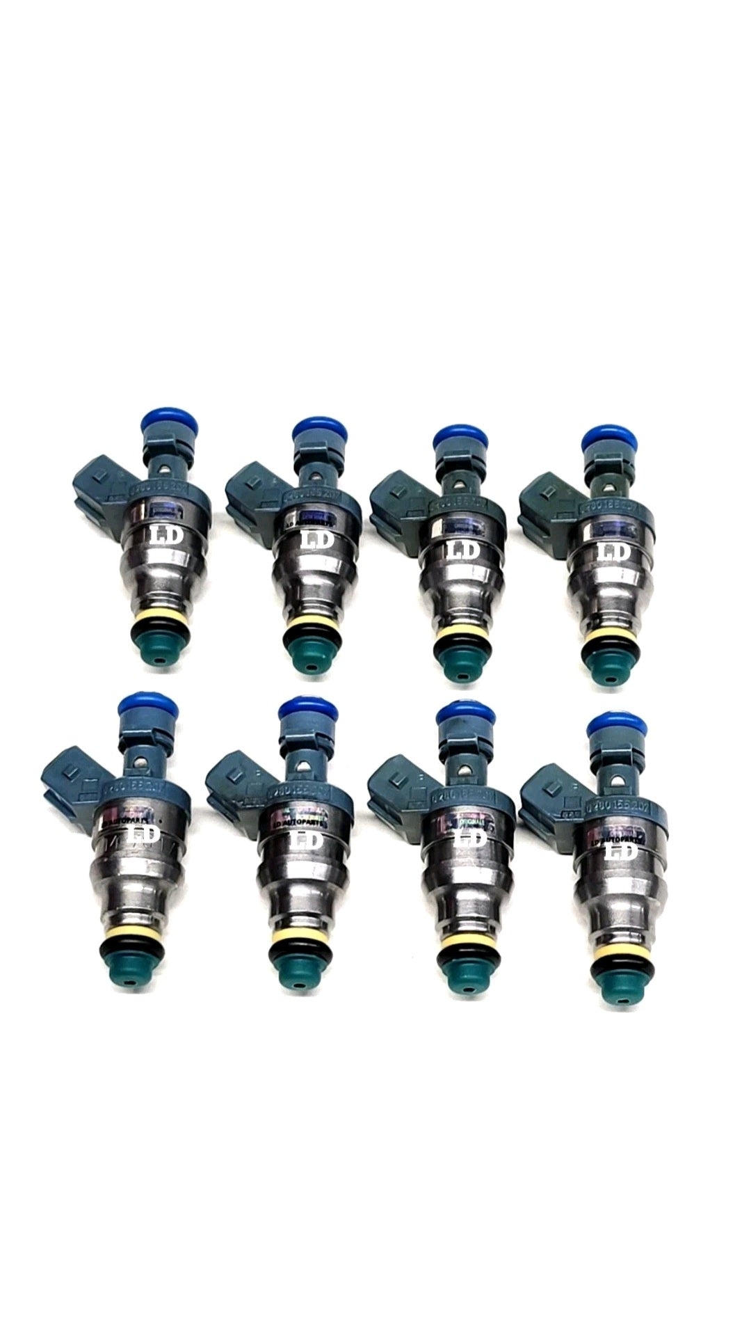 Set of 8 OEM Bosch 0280155207 / 0000787823 fuel injectors