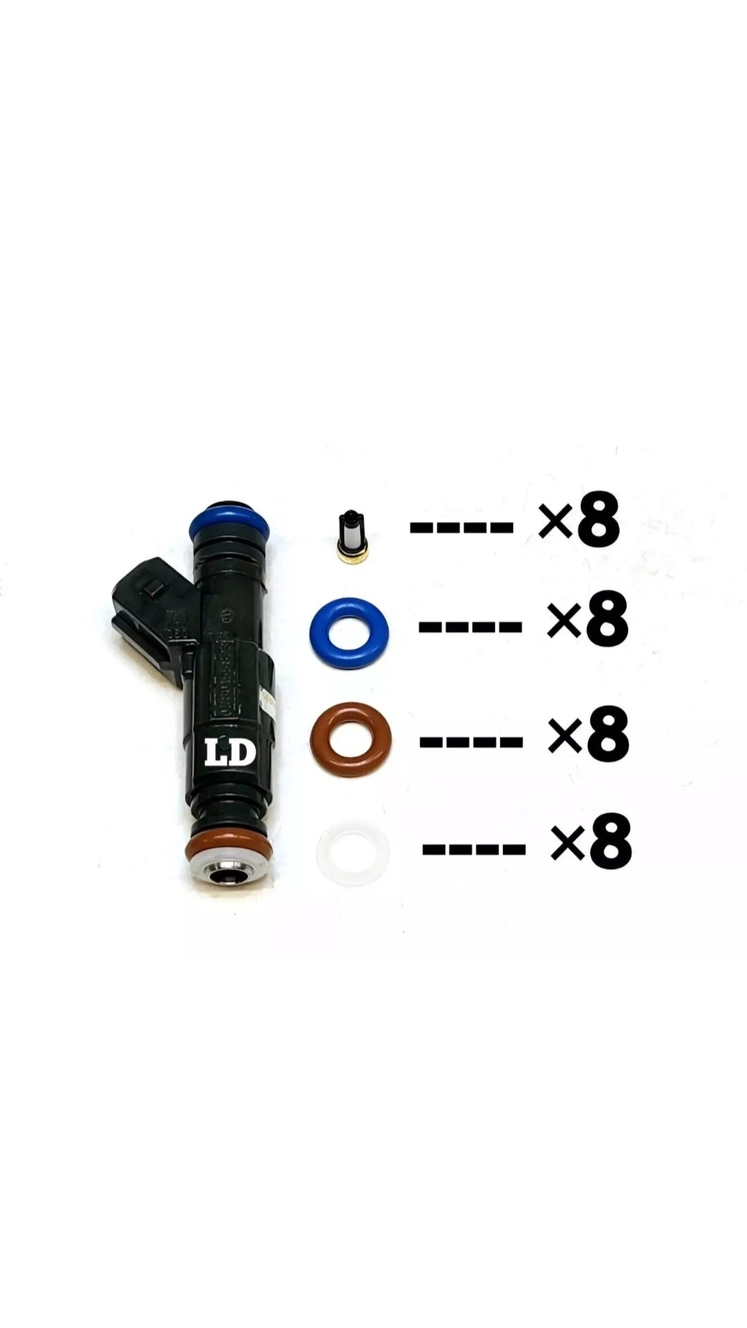 Injector repair kit for Bosch 0280155823 / 1707843 / MJY000060