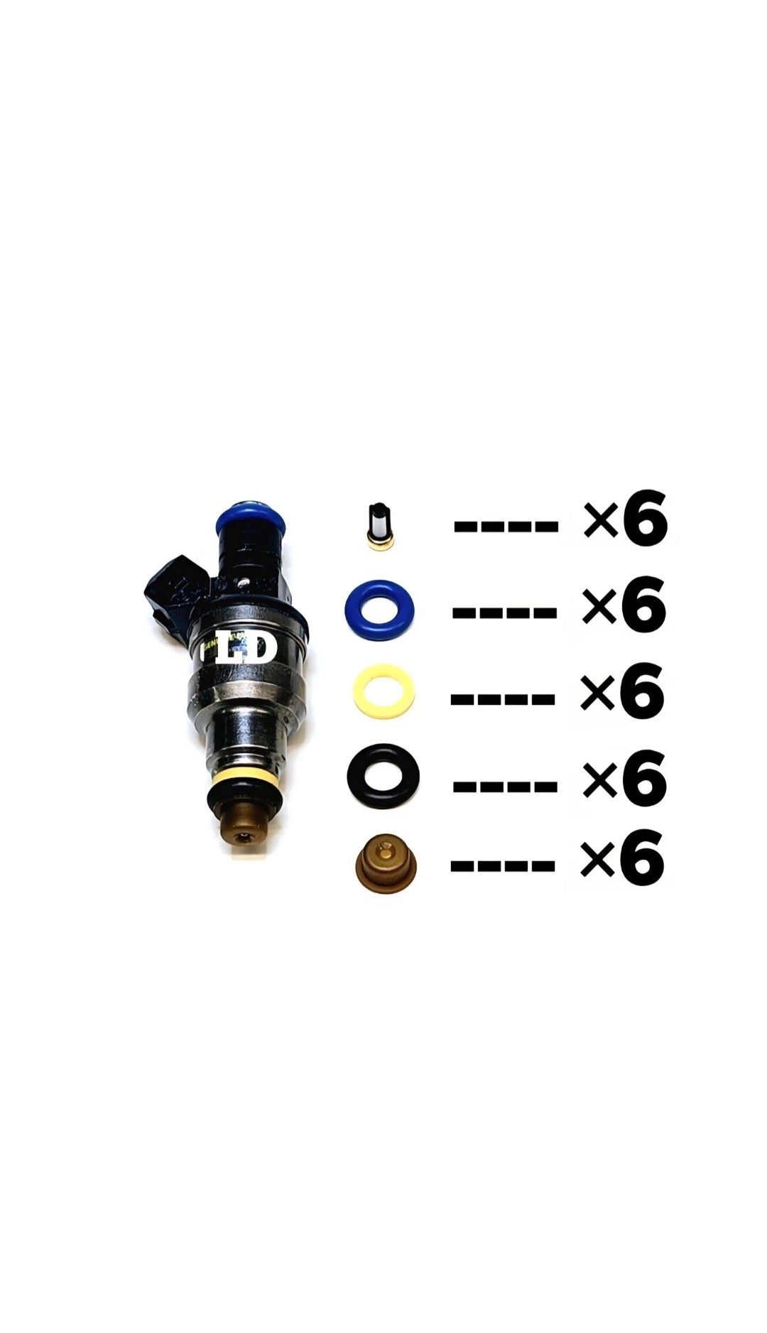 Injector repair kit for Bosch 0280150927 / 4554127