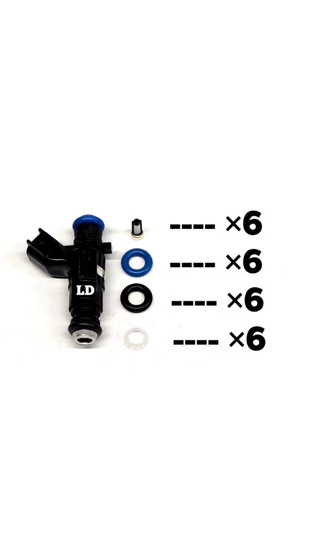 Injector repair kit for 0280156131 / 12571159 / 217-1552