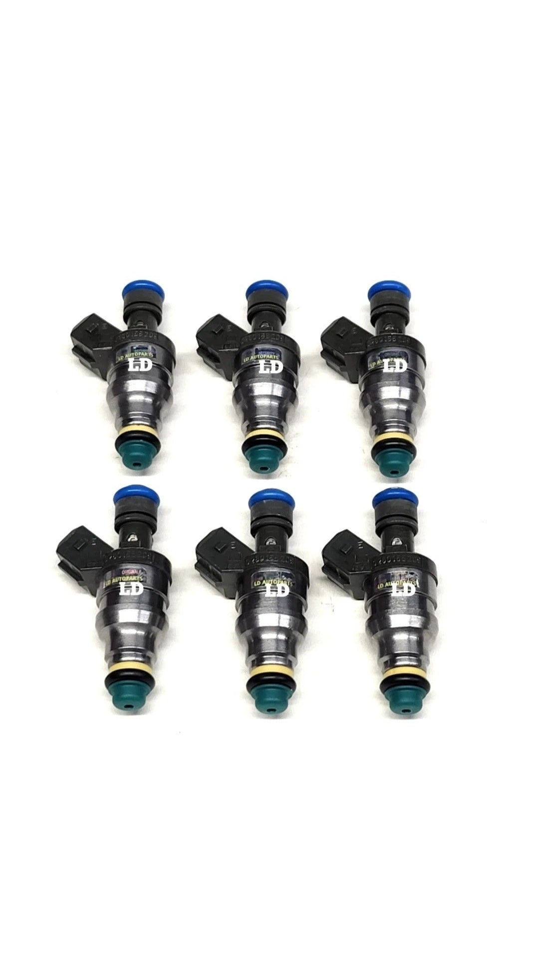 Set of 6 Remanufactured OEM Bosch 0280155209 / 0000787323 fuel injectors