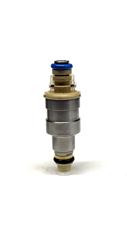 Set of 4 Remanufactured OEM Denso E59E-A2B / 195500-0736 fuel injectors