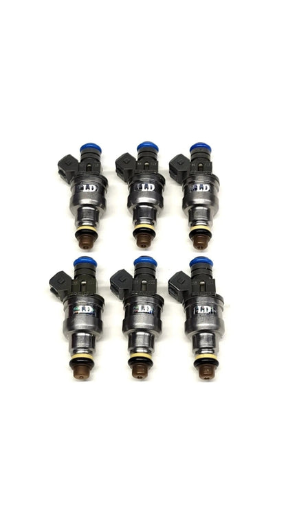 Set of 6 OEM Denso XL5E-A2A / XL5E-B2A fuel injectors