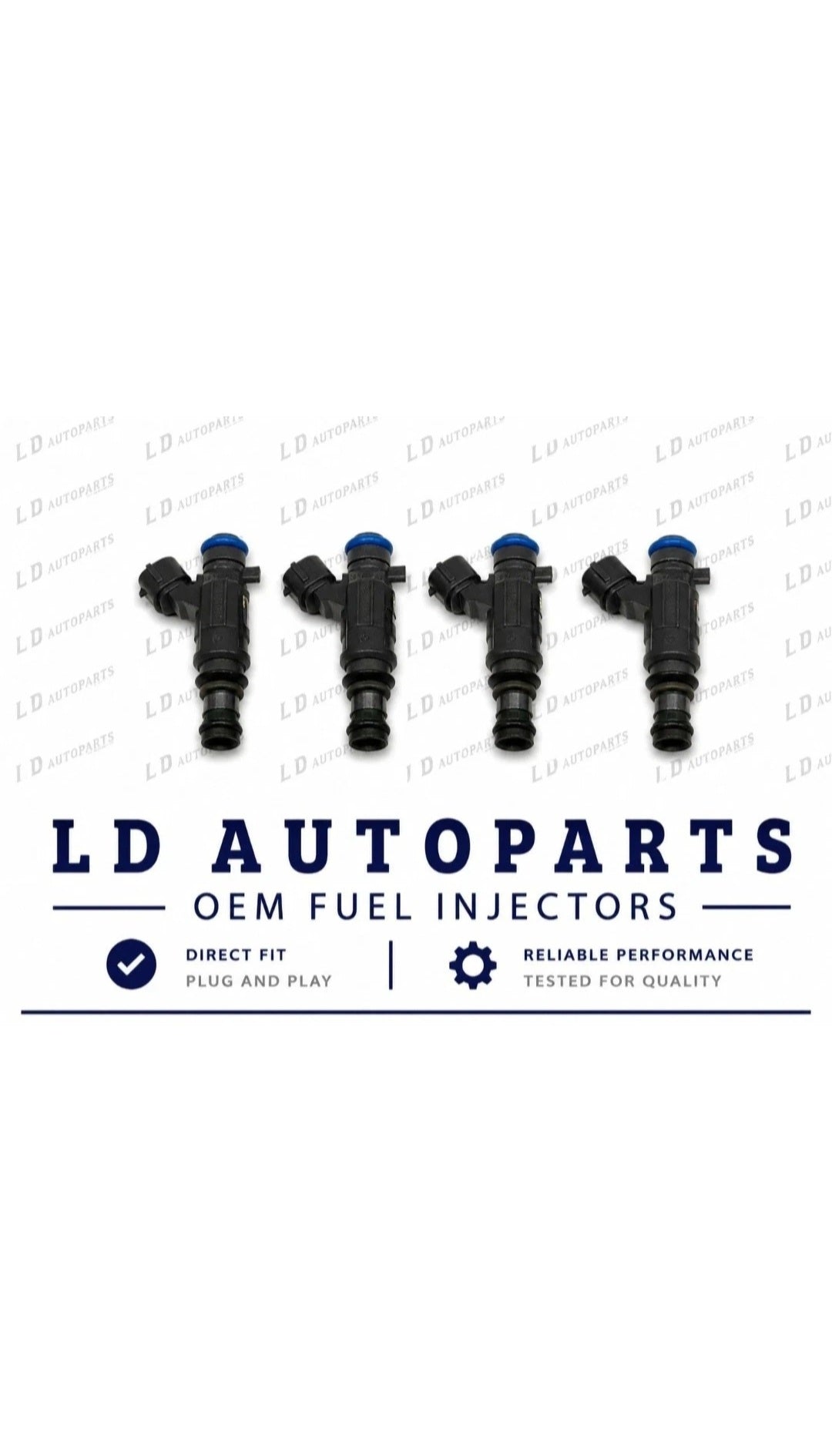Set of 4 Remanufactured OEM Bosch 0280155954 / 16611-AA43A fuel injectors